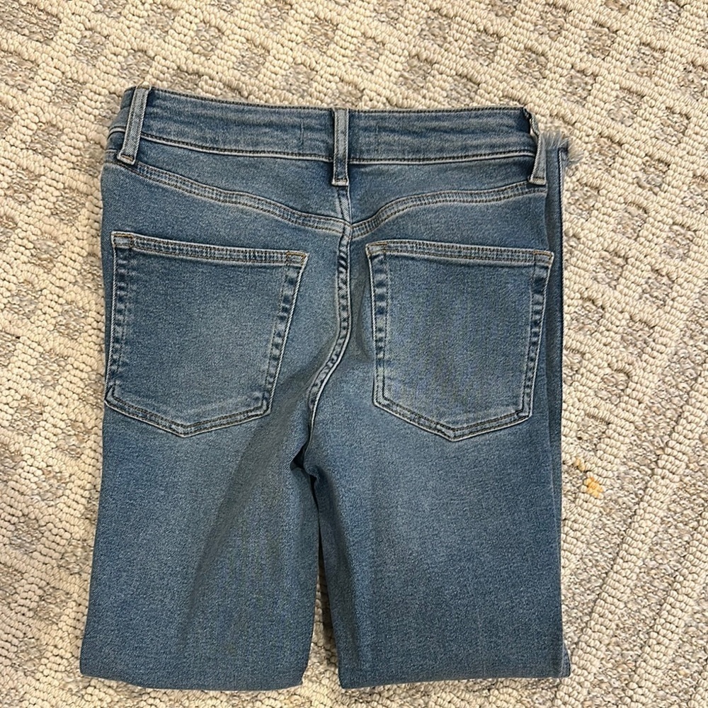 We The Free Blue Skinny Jeans with Classic Indigo Wash - Picture 5 of 6
